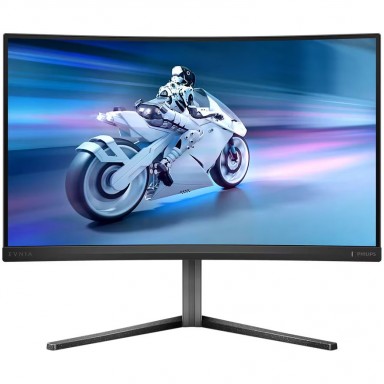 Monitor Gaming Curbat LED VA Philips EVNIA 27", Full HD (1920x1080), 280Hz, 1ms (Smart MBR 0.3ms), HDR10, FlickerFree, 2x HDMI, DisplayPort, Pivot, negru